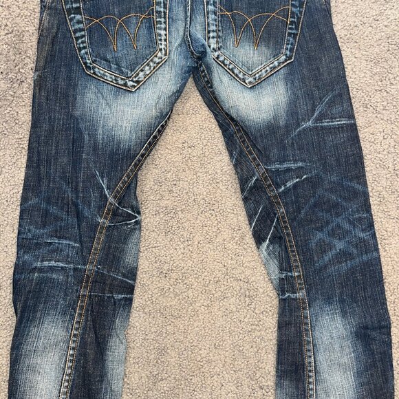 Vintage Y2K Tough Jeansmith Men's Jeans - Japanese Design = Size 34x31 - EUC - Picture 7 of 16